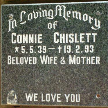 CHISLETT Connie 1939-1993