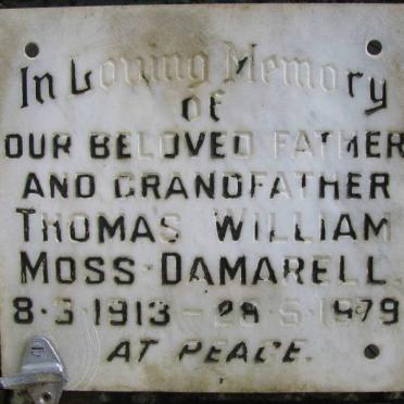 DAMARELL Thomas William, Moss 1913-1979