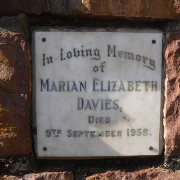 DAVIES Marian Elizabeth -1958