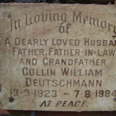 DEUTSCHMANN Collin William 1923-1984