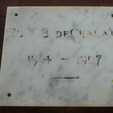 DECHALAIN Ed T.B. 1914-1967