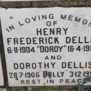DELLIS Henry Frederick 1904-1989 &amp; Dorothy 1906-1995