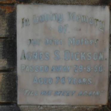 DICKSON Agnes -1950