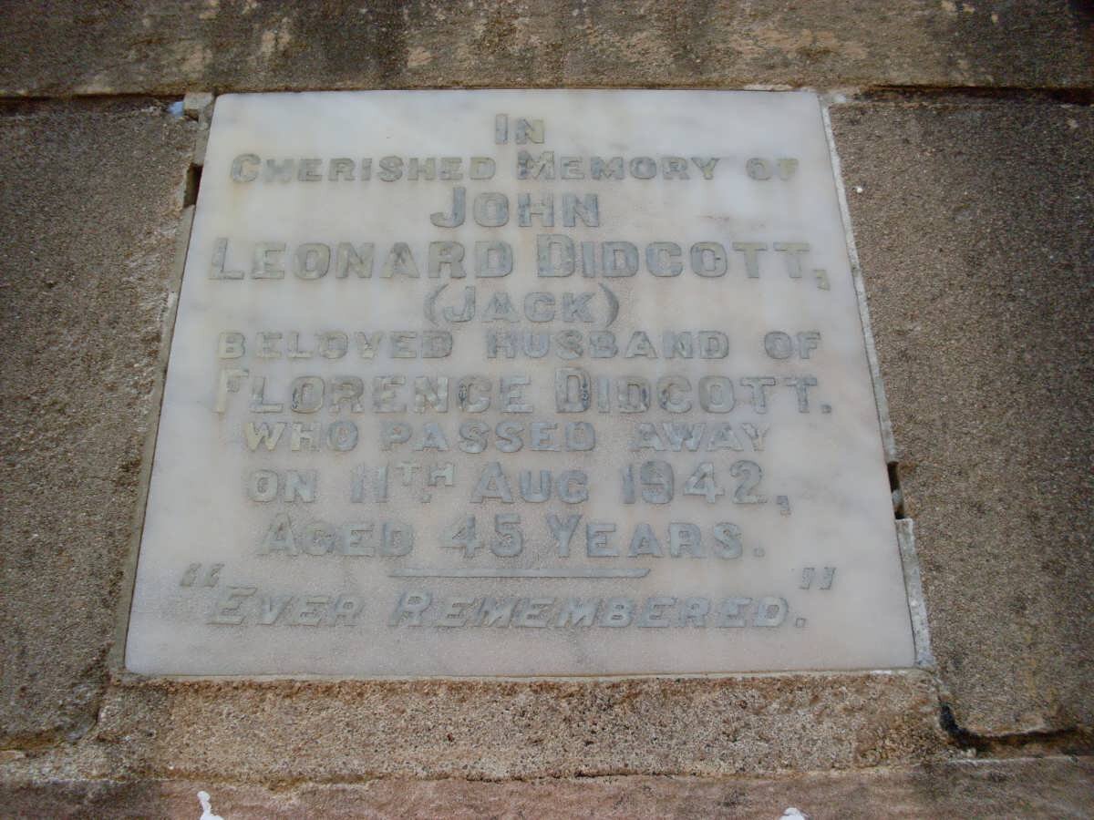 DIDCOTT John Leonard -1942