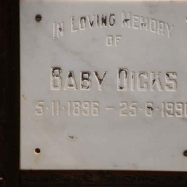 DICKS Baby 1896-1990