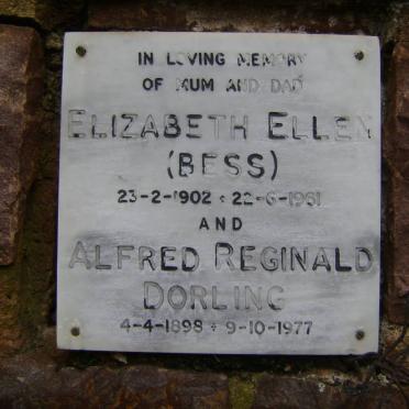 DORLING Alfred Reginald 1898-1977 &amp; Elizabeth Ellen 1902-1961