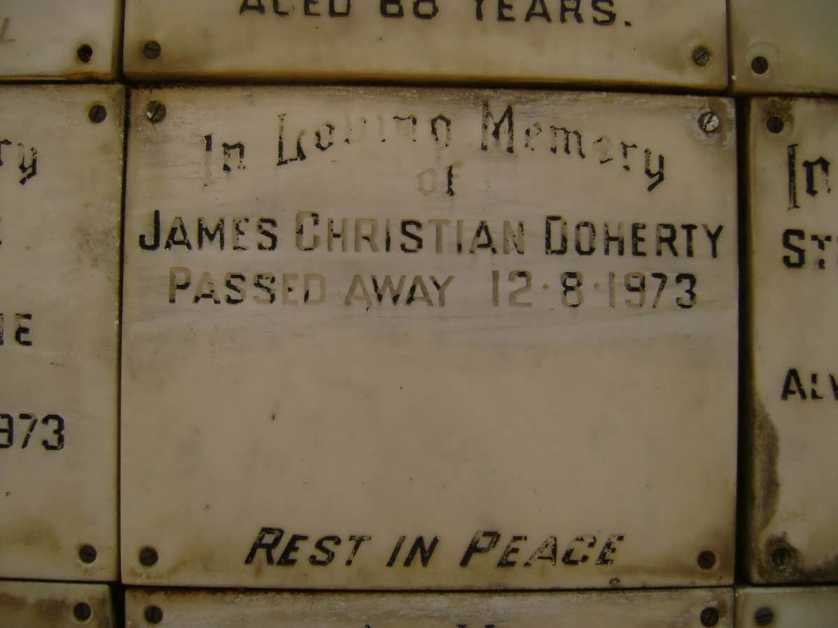 DOHERTY James Christian -1973