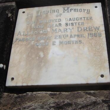 DREW Allison Mary -1968