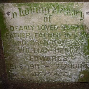 EDWARDS William Henry 1911-1984