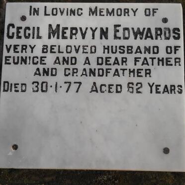 EDWARDS Cecil Mervyn -1977