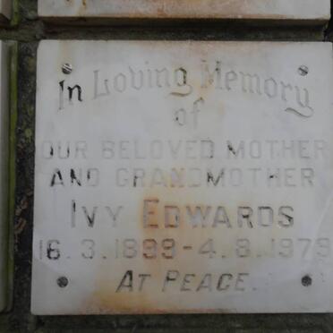 EDWARDS Ivy 1899-1979