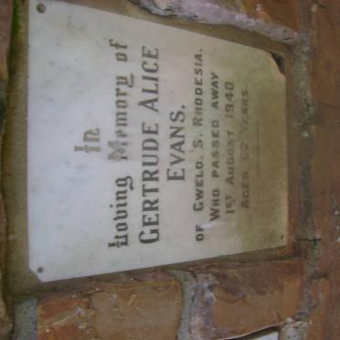 EVANS Getrude Alice -1940