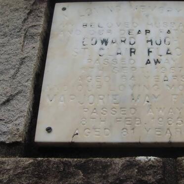 FLACK Edward Hugh St Clair -1967 &amp; Marjorie May -1985