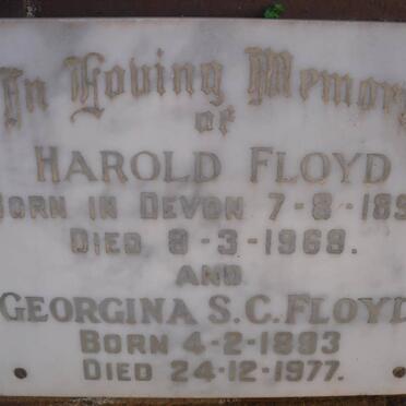 FLOYD Harold 1890-1969 &amp; Georgina S.C. 1893-1977