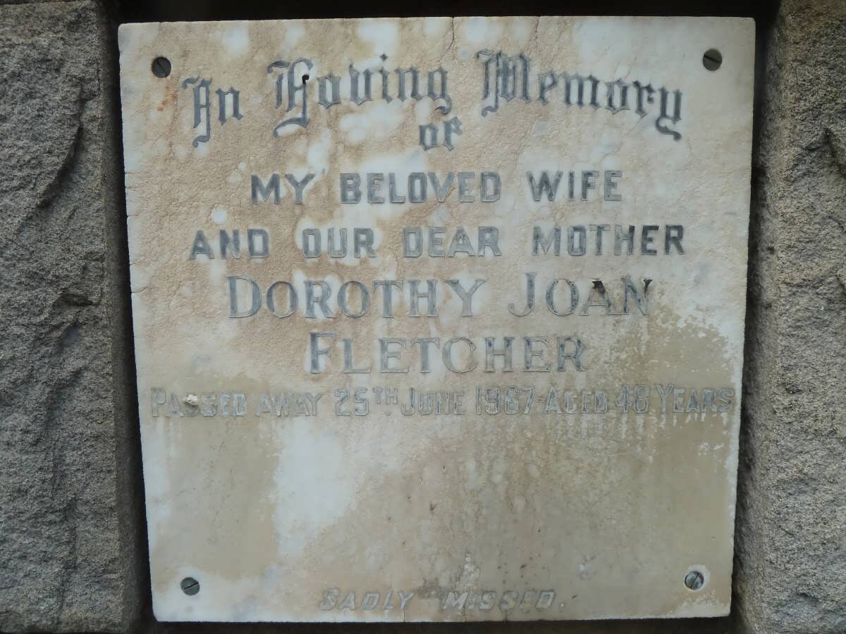 FLETCHER Dorothy Joan -1967