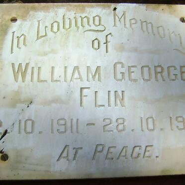 FLIN William George 1911-1979