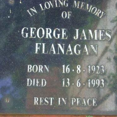 FLANAGAN George James 1923-1993