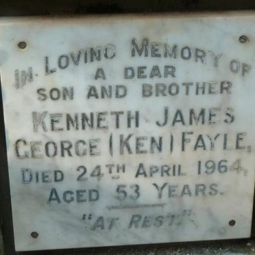 FAYLE Kenneth James George -1964