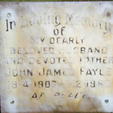 FAYLE John James 1907-1980