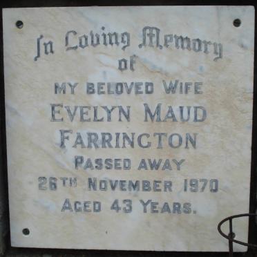 FARRINGTON Evelyn Maud -1970