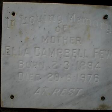 FEW Ella Campbell 1894-1976