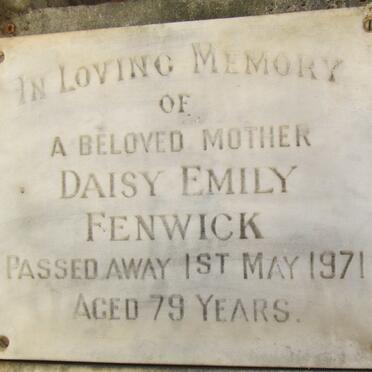 FENWICK Daisy Emily -1971