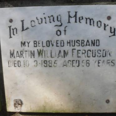 FERGUSON Martin William -1985