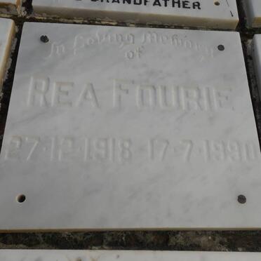 FOURIE Rea 1918-1990