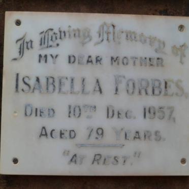 FORBES Isabella -1957