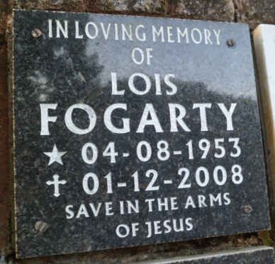 FOGARTY Lois 1953-2008
