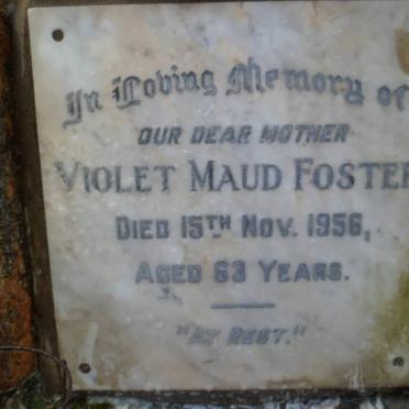FOSTER Violet Maud -1956