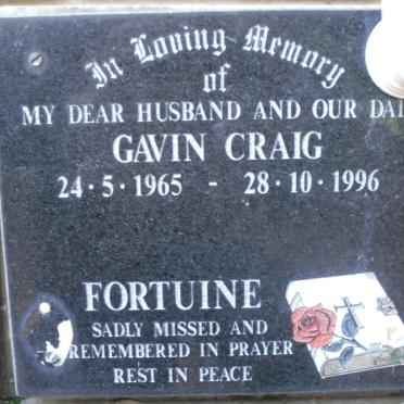 FORTUINE Gavin Craig 1965-1996