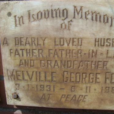 FORD Melville George 1931-1984