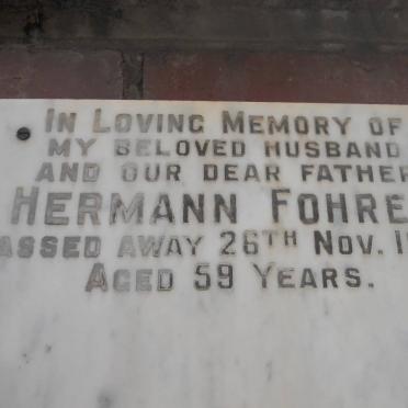 FOHREN Hermann -1970