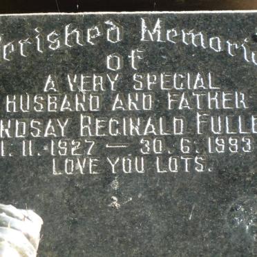 FULLER Lindsay Reginald 1927-1993