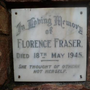 FRASER Florence -1945
