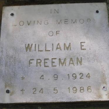 FREEMAN William E. 1924-1986