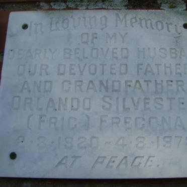 FREGONA Orlando Silvester 1920-1978