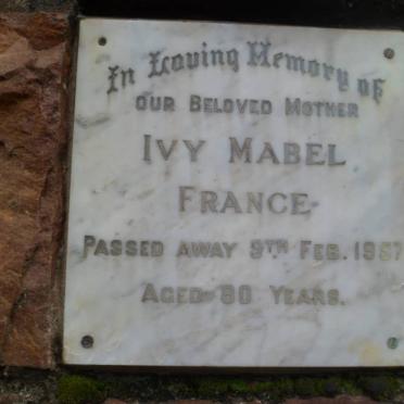 FRANCE Ivy Mabel -1957