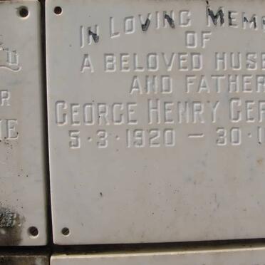 GERRARD George Henry 1920-1971