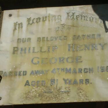 GEORGE Phillip Henry -1960