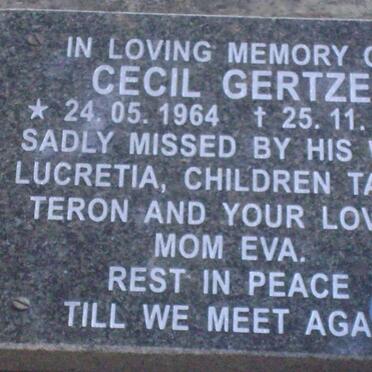 GERTZE Cecil 1964-2013