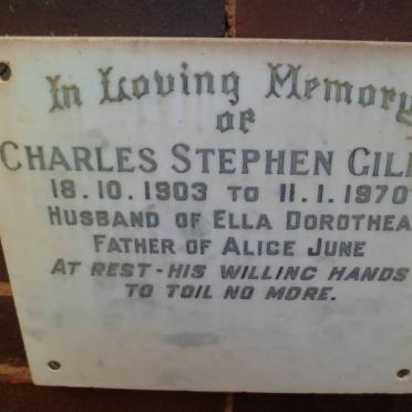 GILROY Charles Stephen 1903-1970