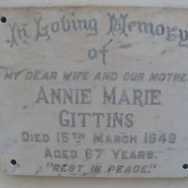 GITTINS Annie Marie -1949