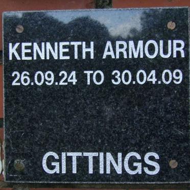 GITTINGS Kenneth Armour 1924-2009