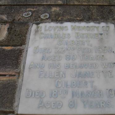 GILBERT Charles Bennett -1950 &amp; Ellen Janette -1960