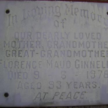 GINNELLY Florence Maud -1978