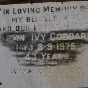 GODDARD Jean Ivy -1975