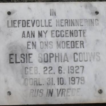 GOUWS Elsie Sophia 1927-1979