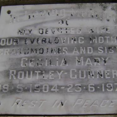 GUNNER Cecilia Mary, Routley 1904-1978